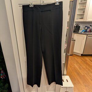 Anne Taylor Margo Curvy Black lined slacks pants Size 12
